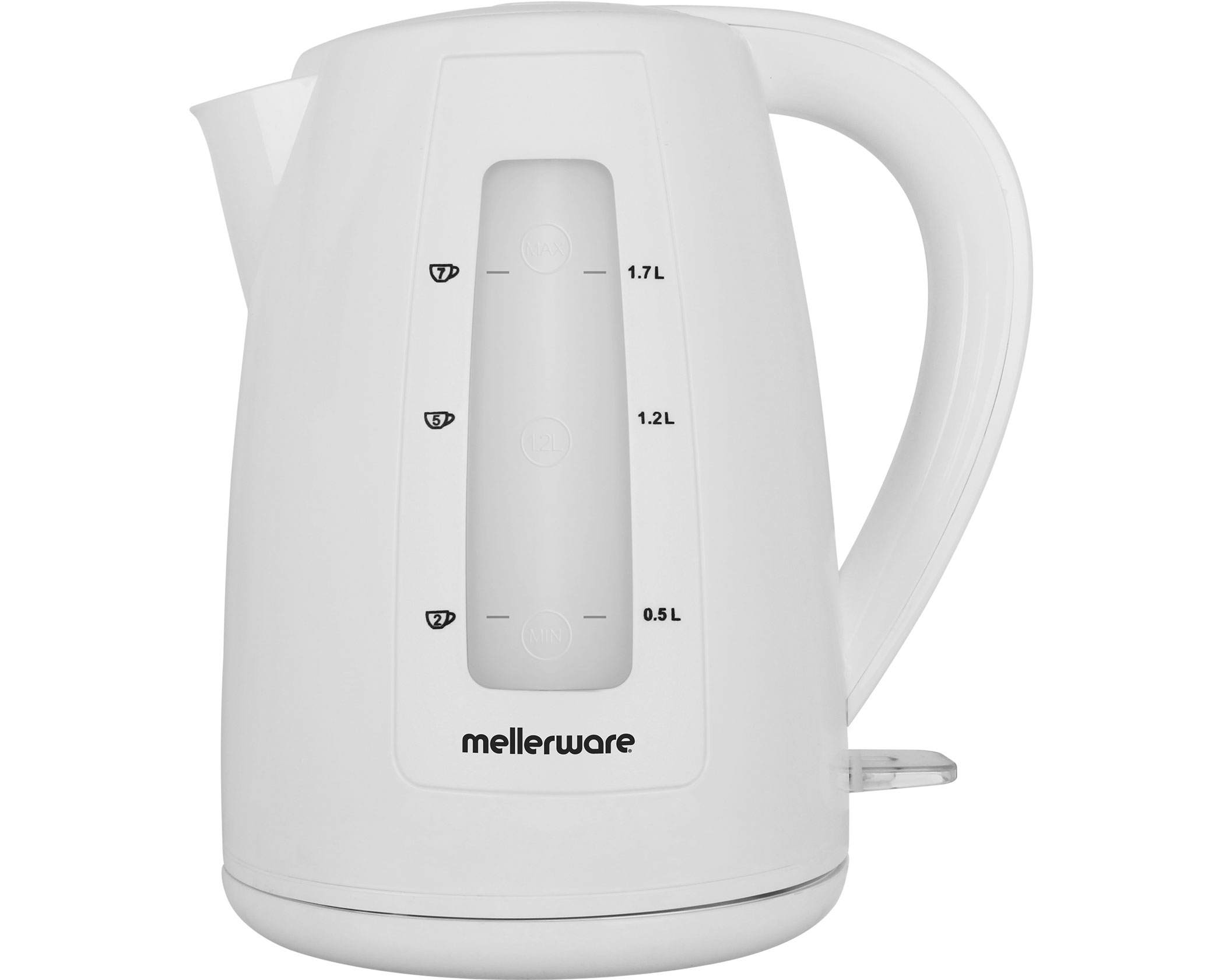 mellerware 1.7 l glass kettle