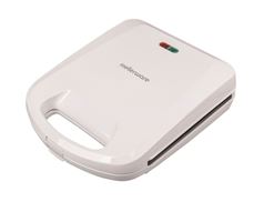 Mellerware Sandwich Maker 4 Slice Non-Stick White Plastic 1200W "Quadraslice"