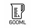 600ml capacity 