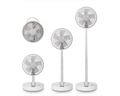 Mellerware Fan Rechargeable Plastic White 8in 10W "Flexi Air"