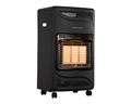 Mellerware Heater Gas Steel Black 3Heat Settings 4.2kW 