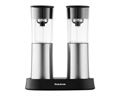 Taurus Salt and Pepper Grinder Stainless Steel Battery Operated "Spice Sync" 