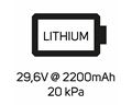 Lithium Ion Battery 29.6V, 2200mAh