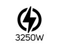 Powerful 3250W