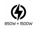 850W + 1550W
