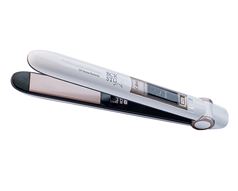 Solac Hair Straightener Adjustable Temperature Ceramic White 40W "Oil Sense Remedy"